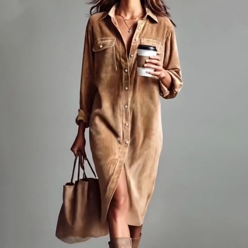 📢📢 50% DE RÉDUCTION ! ✨Robe chemise décontractée pour femmes