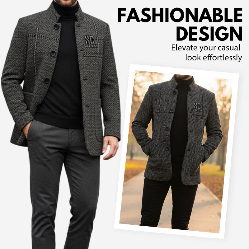 ❄️ Soldes d'hiver 🔥 Manteau d'extérieur chaud et décontracté pour homme
