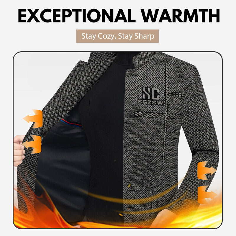 ❄️ Soldes d'hiver 🔥 Manteau d'extérieur chaud et décontracté pour homme