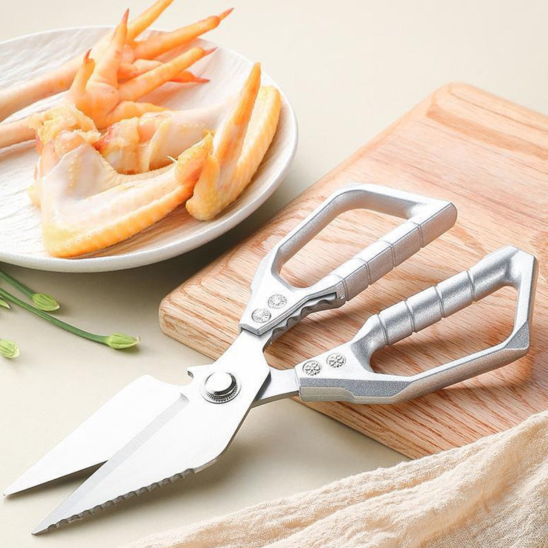 📣🎊Entièrement mis à niveau🔥 50 % de réduction ! Ciseaux de cuisine multifonctionnels – Acier inoxydable ultra-tranchant, idéal pour viande, herbes & noix ✂️🦴