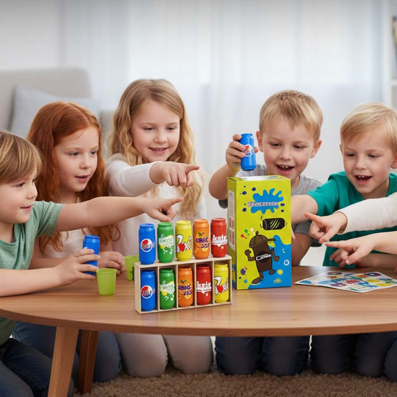 📢📢50% DE RÉDUCTION ! 🎨🥤 Jouets pour Enfants Assortis à la Couleur des Bouteilles – Design Vibrant, Polyvalent & Développement Cognitif ⚡