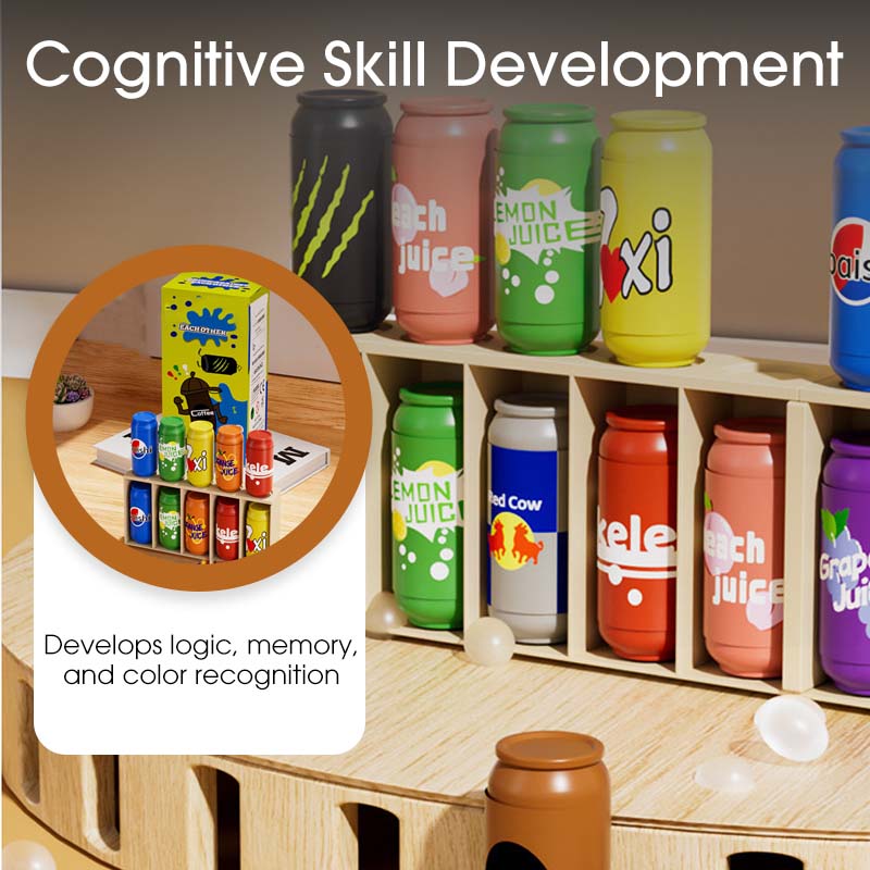 📢📢50% DE RÉDUCTION ! 🎨🥤 Jouets pour Enfants Assortis à la Couleur des Bouteilles – Design Vibrant, Polyvalent & Développement Cognitif ⚡