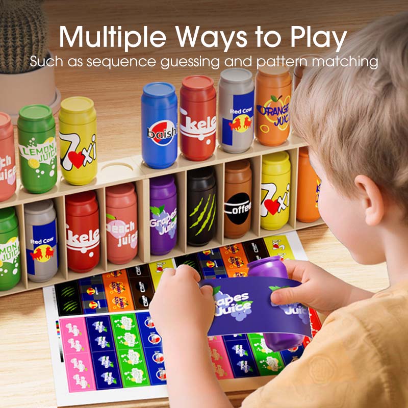 📢📢50% DE RÉDUCTION ! 🎨🥤 Jouets pour Enfants Assortis à la Couleur des Bouteilles – Design Vibrant, Polyvalent & Développement Cognitif ⚡