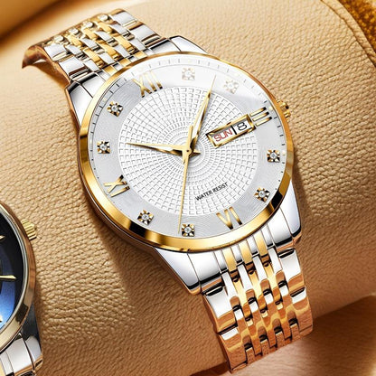 ⏳Soldes de fin d'année : 80 % de réduction💥Montre professionnelle étanche en acier inoxydable pour homme