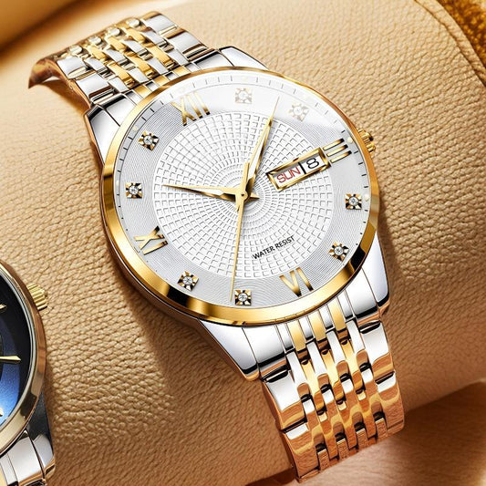 ⏳Soldes de fin d'année : 80 % de réduction💥Montre professionnelle étanche en acier inoxydable pour homme