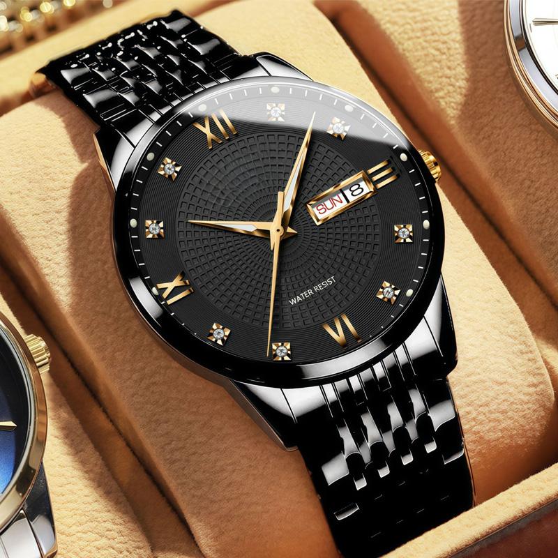 ⏳Soldes de fin d'année : 80 % de réduction💥Montre professionnelle étanche en acier inoxydable pour homme