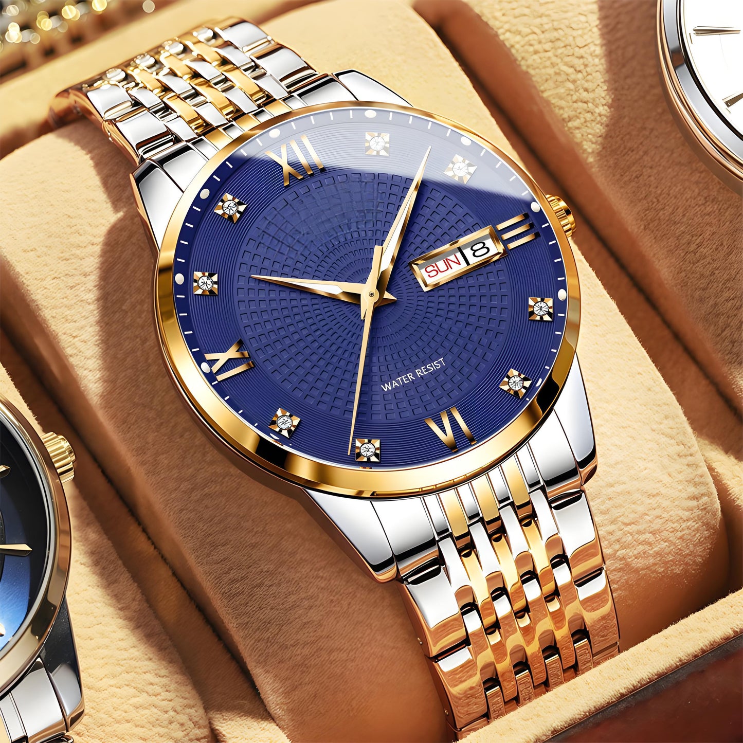 ⏳Soldes de fin d'année : 80 % de réduction💥Montre professionnelle étanche en acier inoxydable pour homme