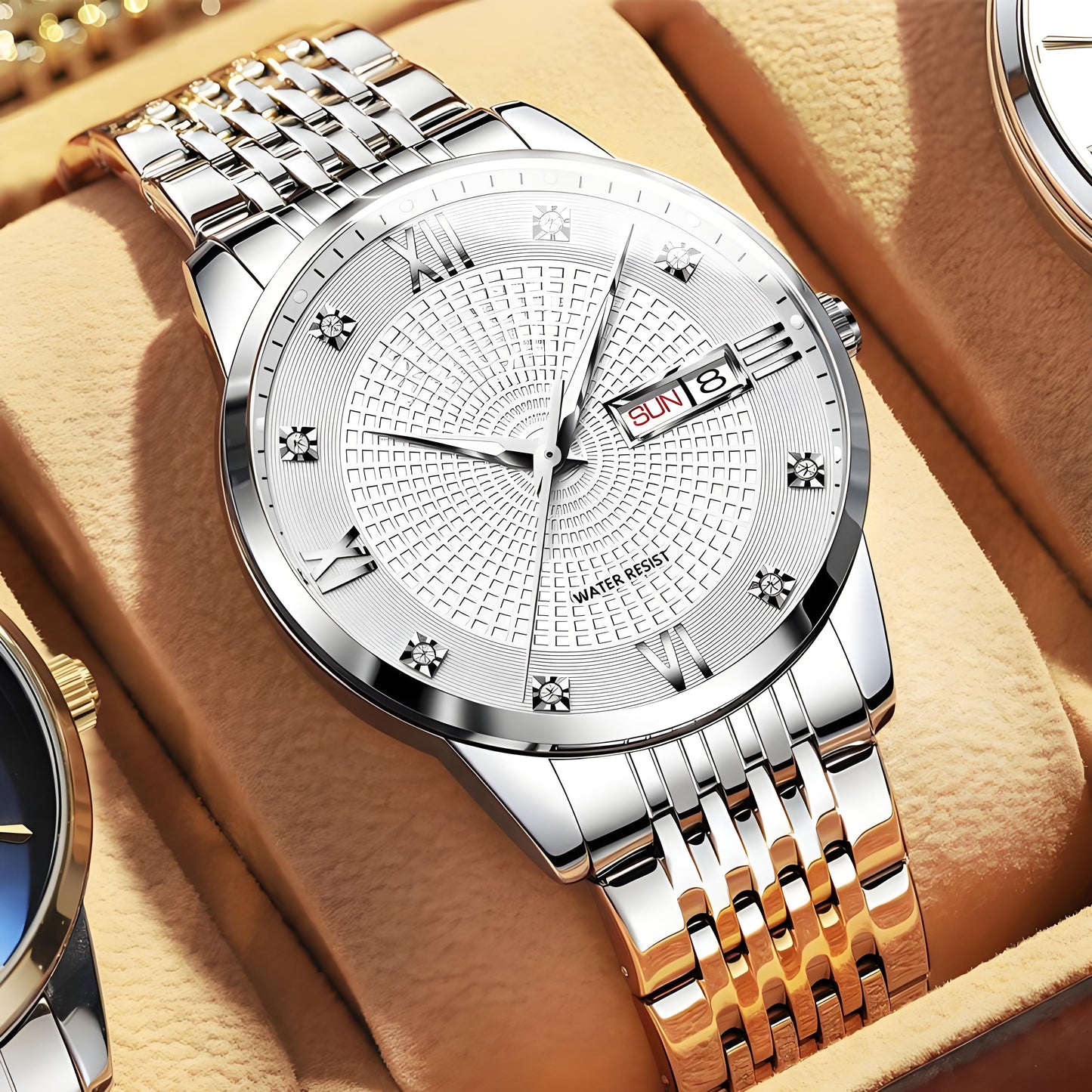 ⏳Soldes de fin d'année : 80 % de réduction💥Montre professionnelle étanche en acier inoxydable pour homme
