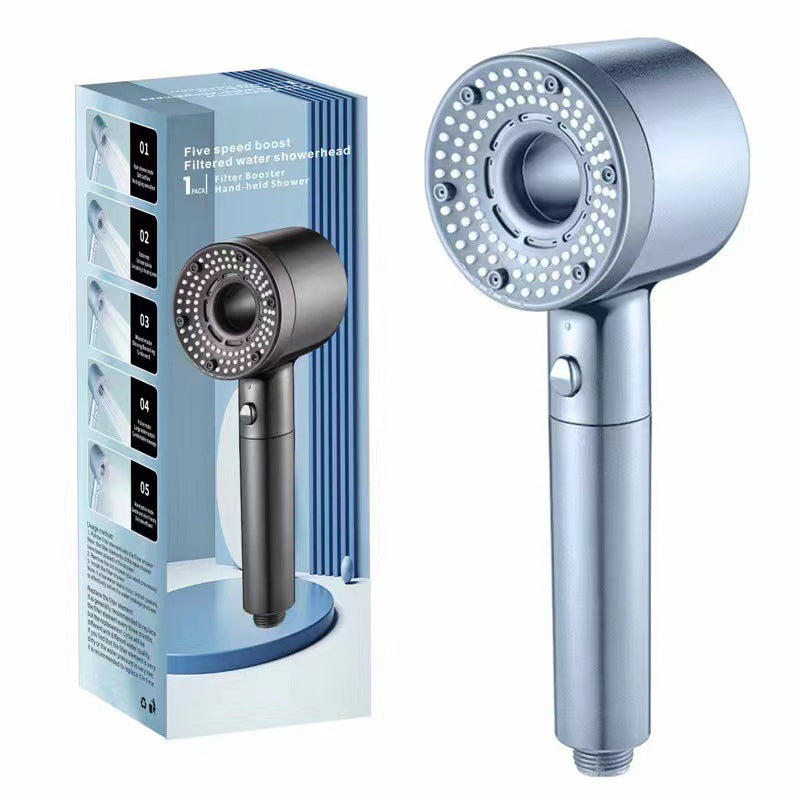 🚿 50 % DE RÉDUCTION ! 💦 POMME DE DOUCHE HAUTE PRESSION - 5 modes de jet et installation immédiate, conception économe en eau avec technologie anti-calcaire, expérience spa à domicile 🌟🛁