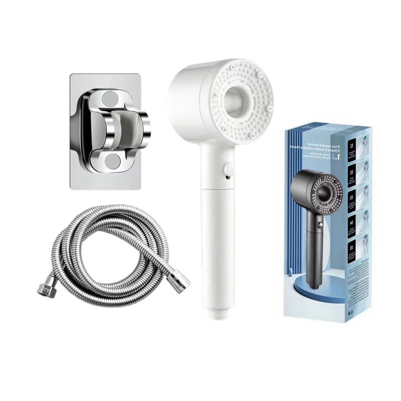 🚿 50 % DE RÉDUCTION ! 💦 POMME DE DOUCHE HAUTE PRESSION - 5 modes de jet et installation immédiate, conception économe en eau avec technologie anti-calcaire, expérience spa à domicile 🌟🛁