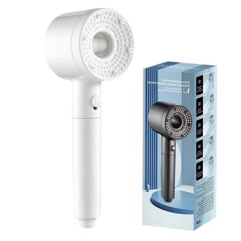 🚿 50 % DE RÉDUCTION ! 💦 POMME DE DOUCHE HAUTE PRESSION - 5 modes de jet et installation immédiate, conception économe en eau avec technologie anti-calcaire, expérience spa à domicile 🌟🛁