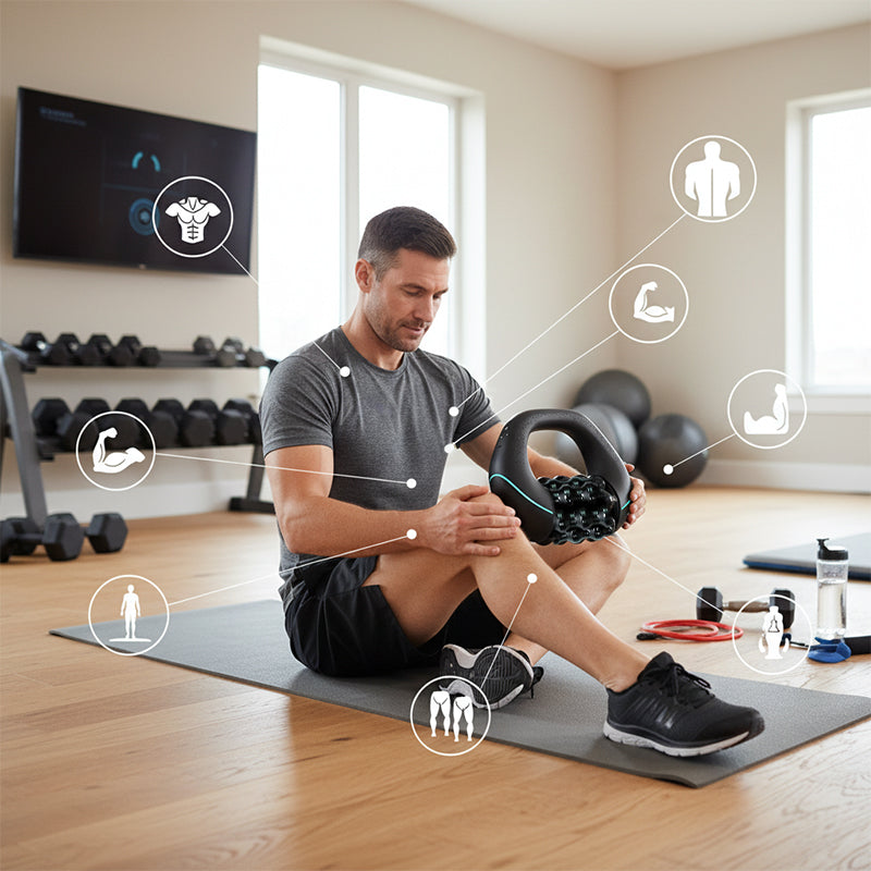 📢📢50 % DE RÉDUCTION !!!⏰Appareil de massage électrique portatif à rouleaux