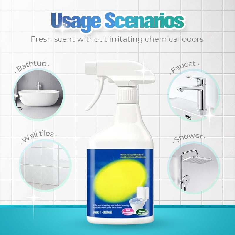 Spray nettoyant anticalcaire multifonction pour salle de bain