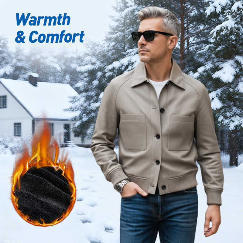 ⏰49 % DE RÉDUCTION💥💥Veste classique en simili cuir pour homme