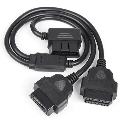 Répartiteur OBD2 16 broches 60 cm - Mâle vers double femelle
