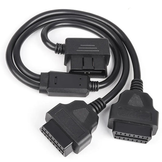 Répartiteur OBD2 16 broches 60 cm - Mâle vers double femelle