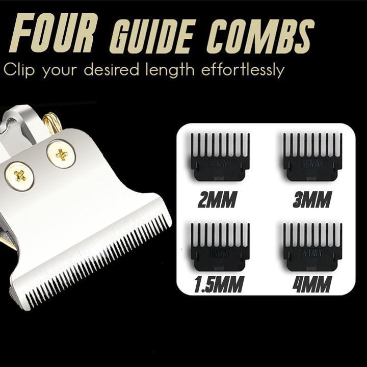 ✂️ 50 % de réduction – Tondeuse Sans Fil avec Lames Nano Titane & 4 Peignes Guides ! 🏆✨