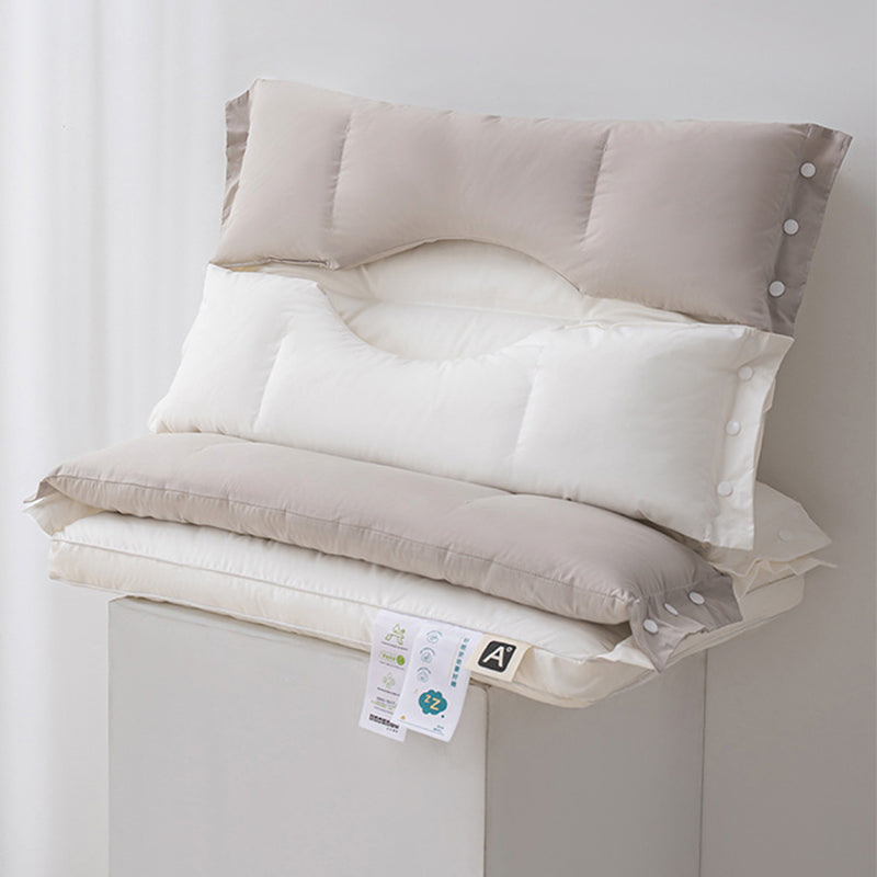 Oreiller Cervical Amovible et Souple à Double Couches