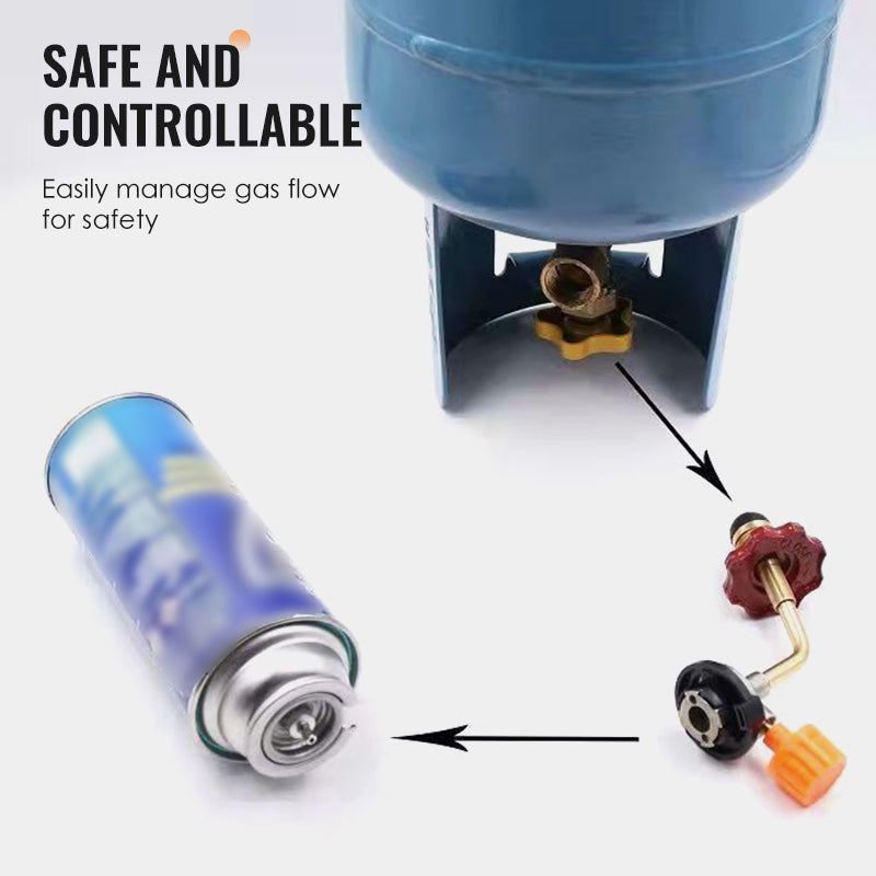 ✨Adaptateur pour recharge de cartouche de gaz d'extérieu