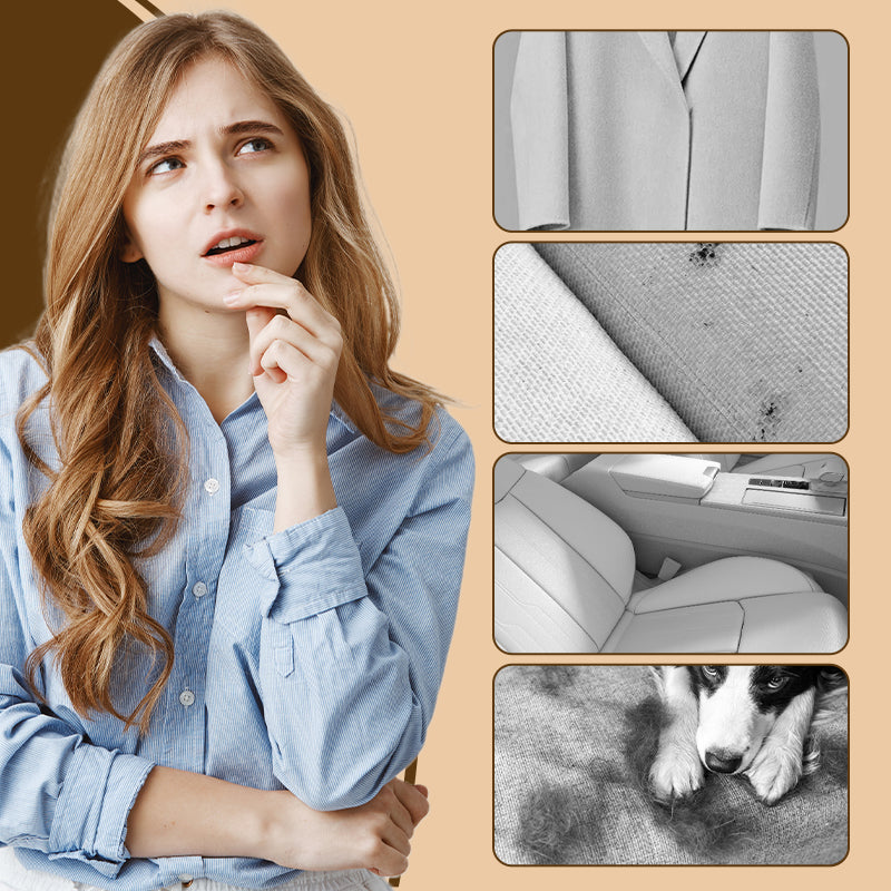 Détacheur de peluches pour vêtements 4 en 1 domestique