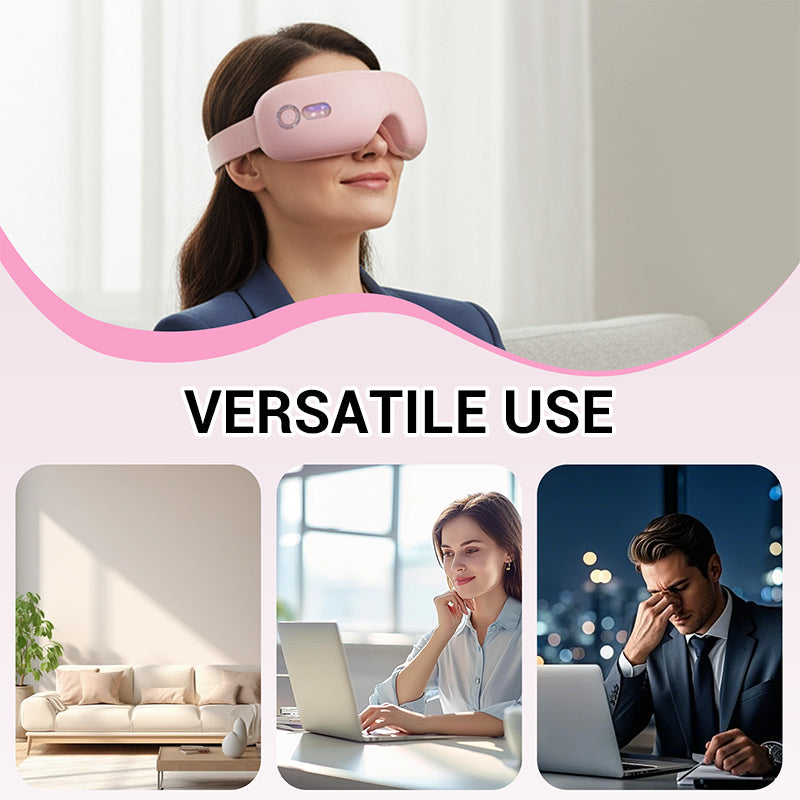 📢📢50 % de réduction !!!⏰Appareil de massage oculaire intelligent avec chaleur