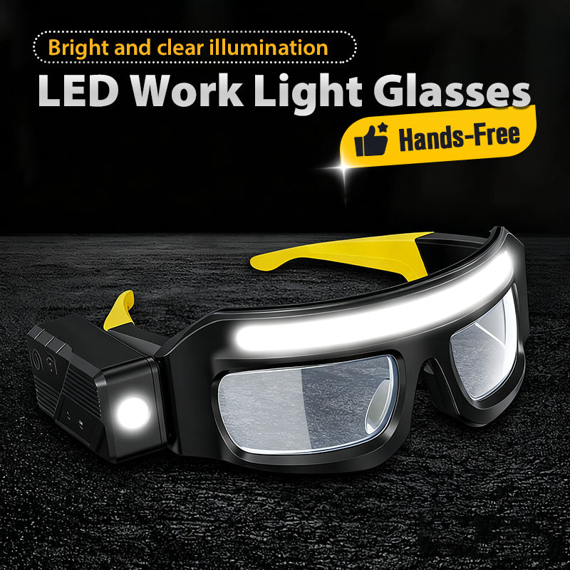 ⏳ Offre limitée : -50 % ⏰ Lunettes avec éclairage LED mains libres