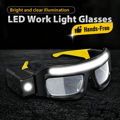 ⏳ Offre limitée : -50 % ⏰ Lunettes avec éclairage LED mains libres