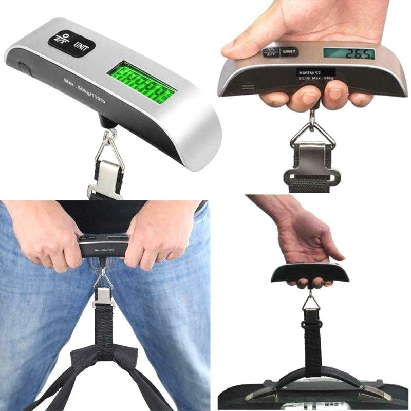 📢🔥 50 % DE RÉDUCTION !! ✨Pèse-bagage Numérique Portable avec Sangle Robuste
