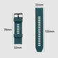 Bracelet de montre en silicone 22 mm + bracelet de montre en cuir