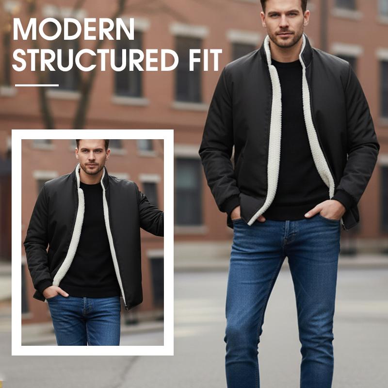 Veste thermique coupe-vent casual pour homme