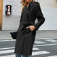 Trench-coat long vintage pour femme