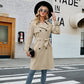 Trench-coat long vintage pour femme