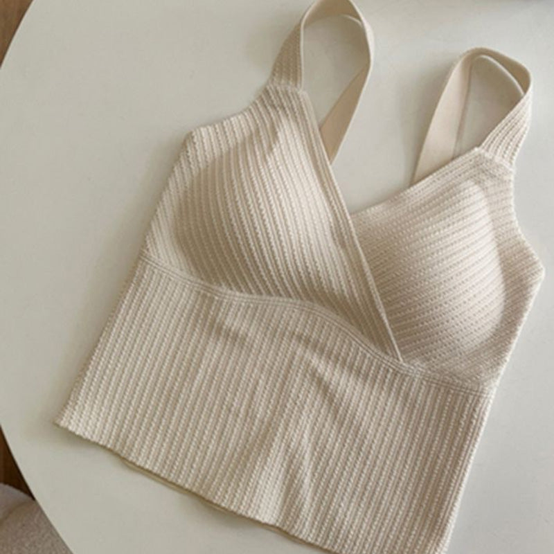 Débardeur thermique pour femme avec soutien-gorge intégré