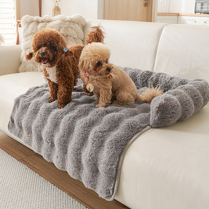 🐾 50% DE RÉDUCTION! 🛏️ Lit pour Animaux Épais – Chaud, Antidérapant & Bord Relevé Confortable 🧵