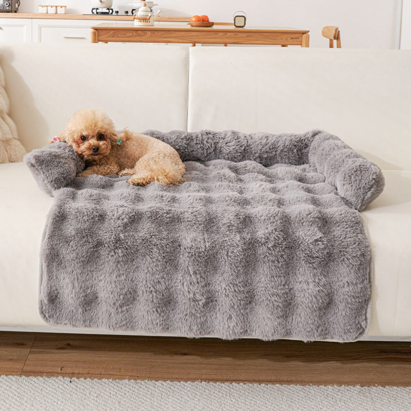 🐾 50% DE RÉDUCTION! 🛏️ Lit pour Animaux Épais – Chaud, Antidérapant & Bord Relevé Confortable 🧵