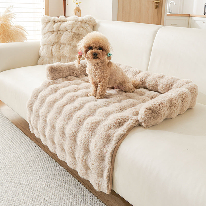 🐾 50% DE RÉDUCTION! 🛏️ Lit pour Animaux Épais – Chaud, Antidérapant & Bord Relevé Confortable 🧵