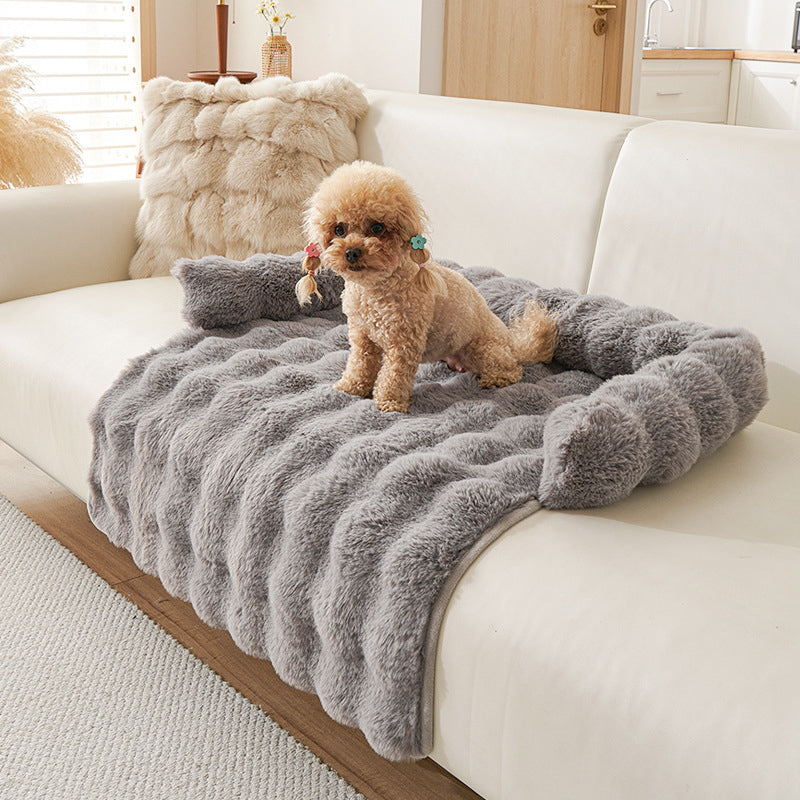 🐾 50% DE RÉDUCTION! 🛏️ Lit pour Animaux Épais – Chaud, Antidérapant & Bord Relevé Confortable 🧵