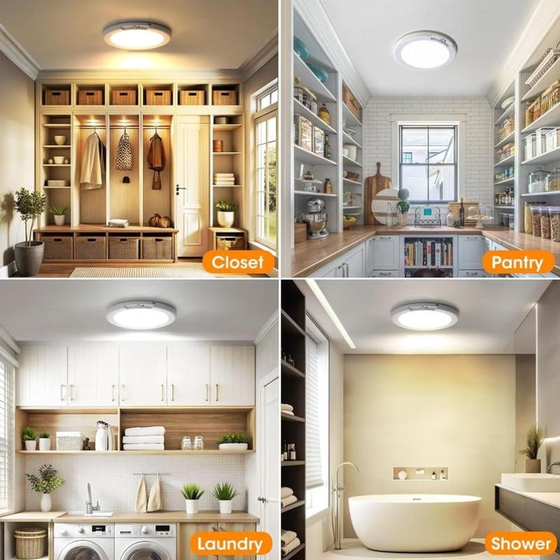💡 UN ÉCLAIRAGE INTELLIGENT POUR VOTRE INTÉRIEUR ! ✨ Plafonnier magnétique avec détecteur de mouvement et télécommande