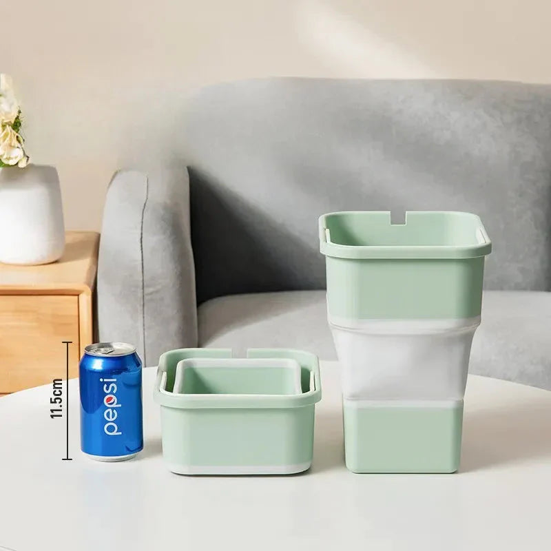Poubelle portable multifonctionnelle et pliable pour voiture