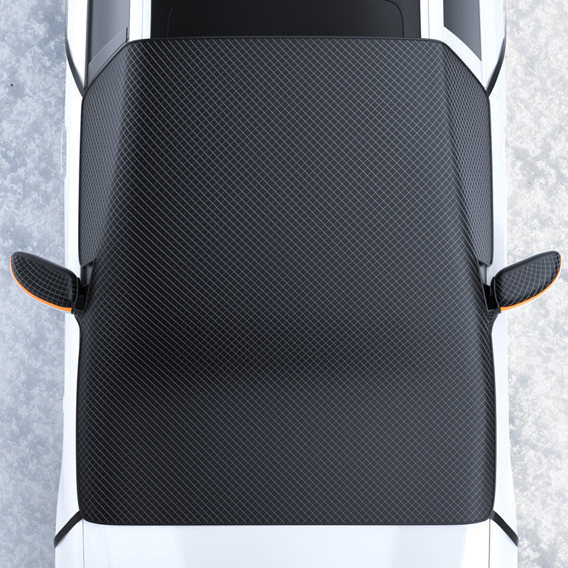 Pare-soleil universel pour pare-brise de voiture, protection magnétique contre la neige en tissu Oxford, protection contre le gel en hiver, bande réfléchissante pour le rétroviseur la nuit