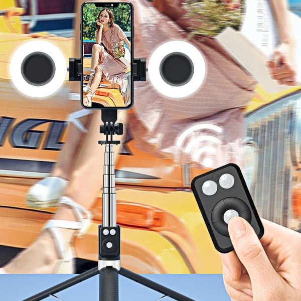 🎁Vente à chaud 50% de réduction Nouvelle canne à selfie rétractable et trépied polyvalent pour téléphone portable