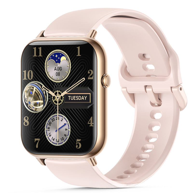Montre connectée pour femmes et hommes, tracker d'activité physique avec fonction d'appel, montre de fitness avec suivi du sommeil/100 sports/podomètre étanche IP68