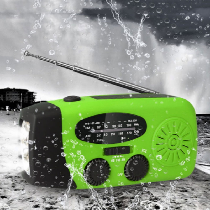 🆘 Sécurité Ultime Autonome - Radio de Survie Multifonction Solaire & Manivelle - Lampe Torche, Chargeur USB, Alerte