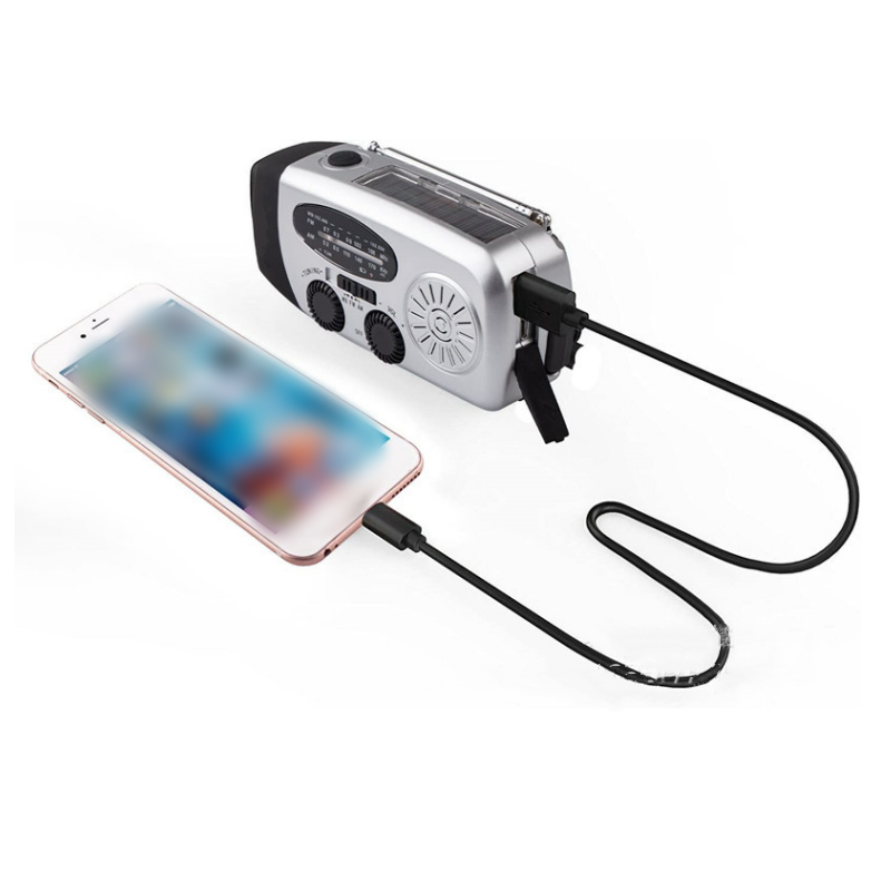 🆘 Sécurité Ultime Autonome - Radio de Survie Multifonction Solaire & Manivelle - Lampe Torche, Chargeur USB, Alerte