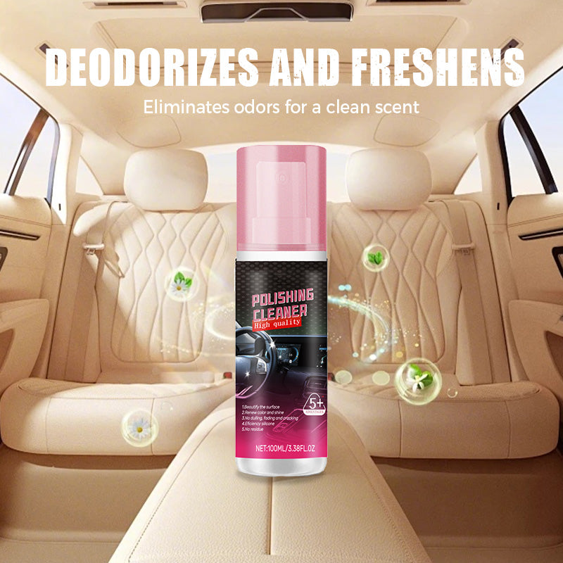 ✨Polish Instantané pour Intérieur Auto – Brillance Immédiate, Protection Durable & Facile à Appliquer🧽