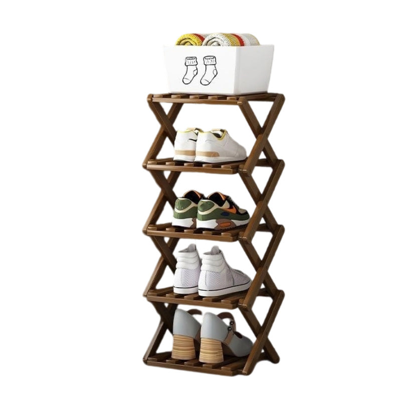 🔈🔈50 % DE RÉDUCTION !!👟Étagère à chaussures pliable et résistante en bambou