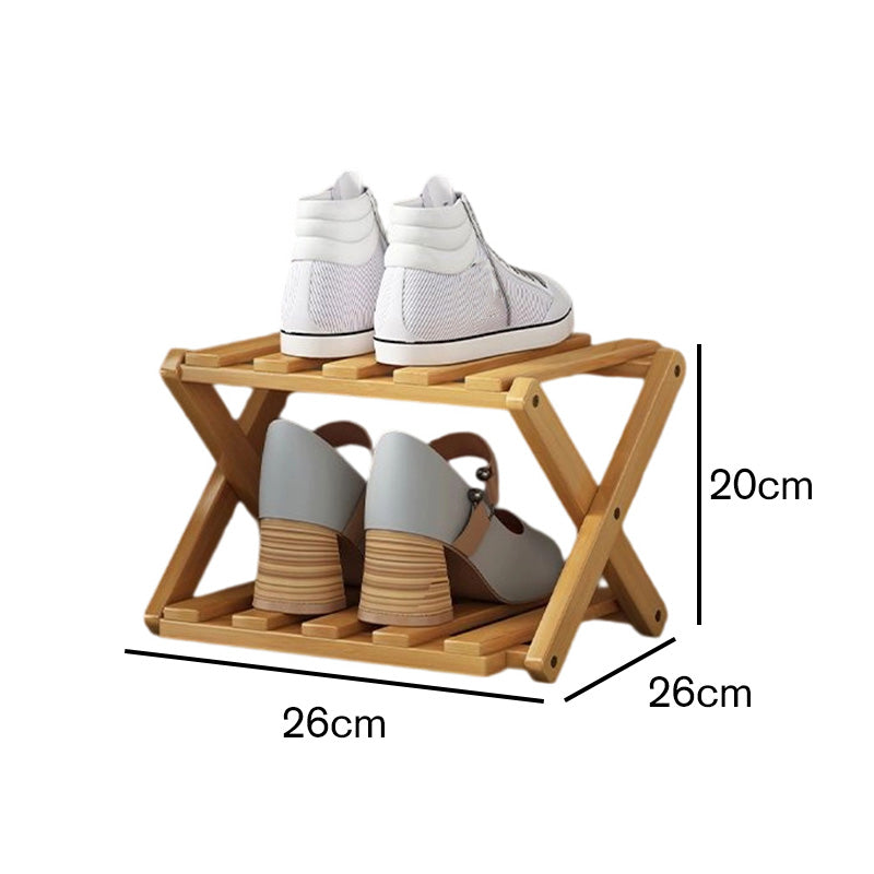 🔈🔈50 % DE RÉDUCTION !!👟Étagère à chaussures pliable et résistante en bambou