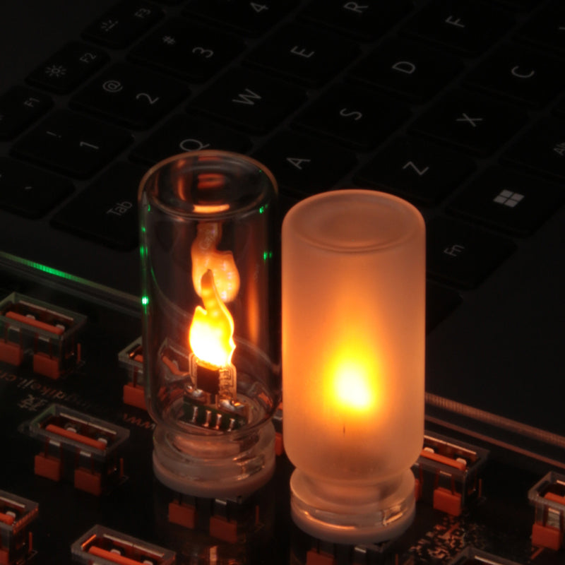 Lampe d'ambiance USB à flamme réaliste