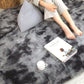 Tapis en peluche, tapis décoratif, revêtement de sol moderne pour le salon et la chambre à coucher, décoration d'intérieur