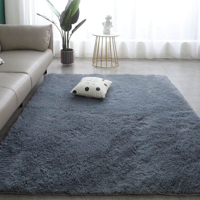 Tapis en peluche, tapis décoratif, revêtement de sol moderne pour le salon et la chambre à coucher, décoration d'intérieur